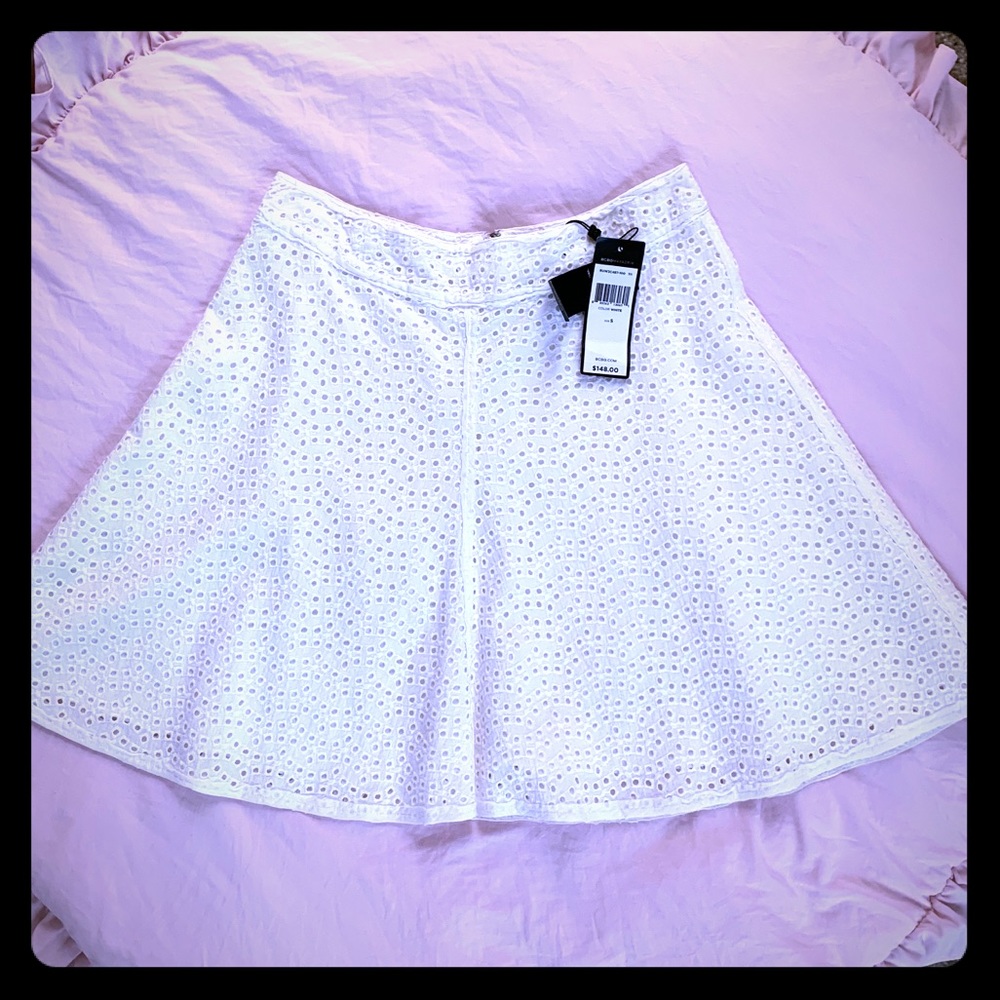 Bcbg never worn, eyelet skirt